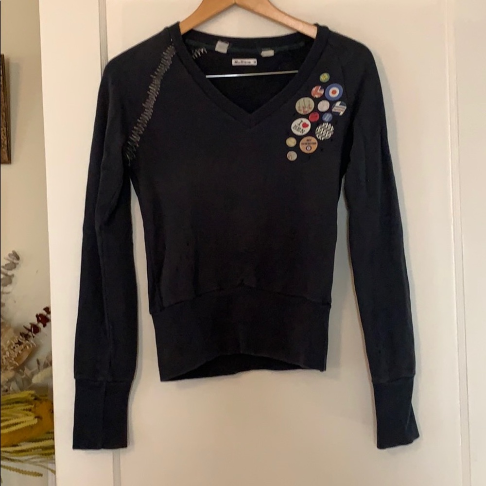 Distressed Ben Sherman fitted pullover